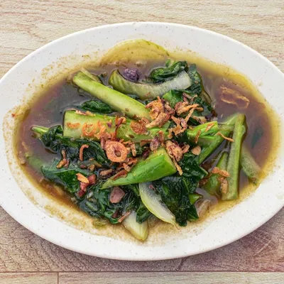 Kailan Ikan Masin - Fathin Seafood Menu