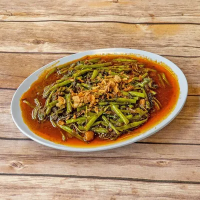 Kangkung Goreng Belacan - Fathin Seafood Menu