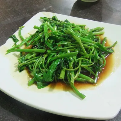 Kangkung Goreng - Laman Aiman Juara Sup Herbal Menu