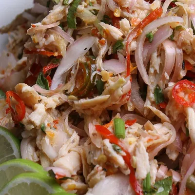 kerabu ikan bilis - Dayana Ala Thai Seafood Menu