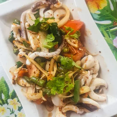 Kerabu Sotong - Eddy & Pak Mod Tomyam Seafood Menu