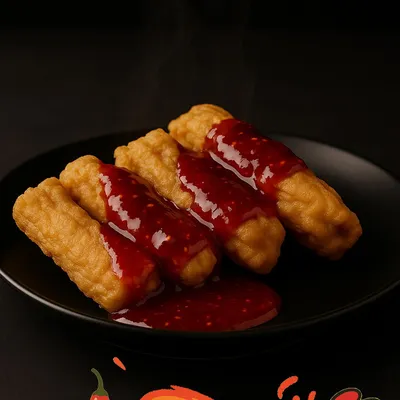 Keropok Lekor with Gochujang Sauce - Pop Meals Menu