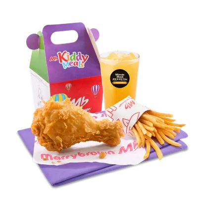 Kiddy Meal Set B - Ayam Goreng MB®* - Marrybrown Menu