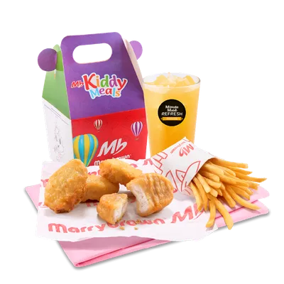 Kiddy Meal Set C - Chicken Nugget* - Marrybrown Menu