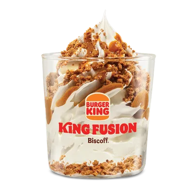 King Fusion Biscoff - Burger King Menu