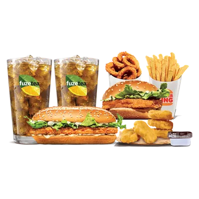 Kongsi (2 pax) B1 - Burger King Menu