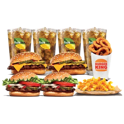 Kongsi (4 pax) C1 - Burger King Menu