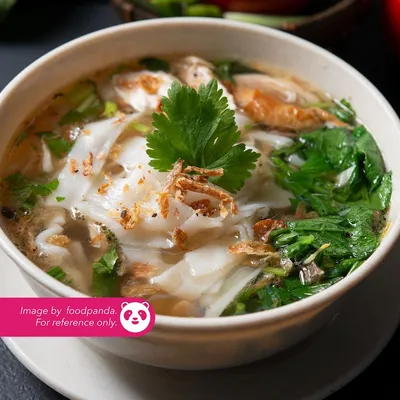 Kuey Teow Sup Ayam - Laman Aiman Juara Sup Herbal Menu