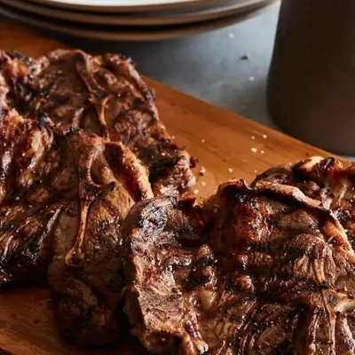 L03. Single Charcoal Grill Lamb Shoulder - Village Grill Menu