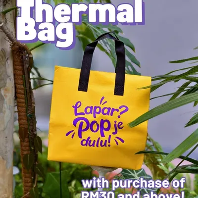 [LIMITED EDITION] Thermal Bag - Pop Meals Menu