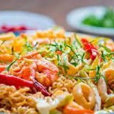 Maggi Goreng Seafood - Laman Aiman Juara Sup Herbal Menu