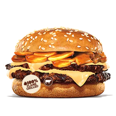 Mushroom Swiss Double - Burger King Menu