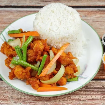 Nasi Ayam Goreng Kunyit - Maimunah Food Corner Menu