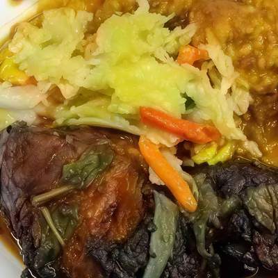 Nasi Ayam Kicap +Sayur - Nasi Kandar Rasmeena Menu