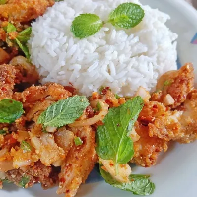 Nasi Ayam Spicy - Dayana Ala Thai Seafood Menu