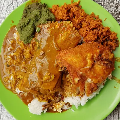 Nasi Campur Ayam - Abadi Cafeteria Menu