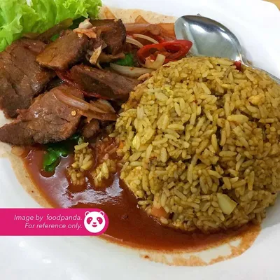 Nasi Campur Daging - Abadi Cafeteria Menu