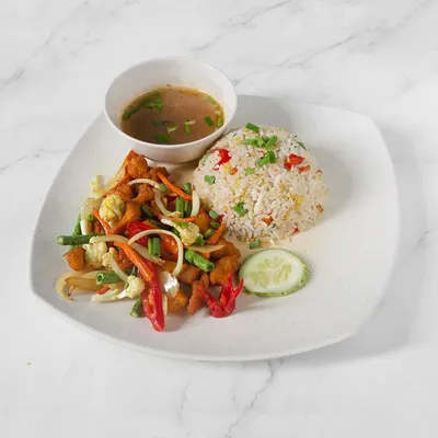 Nasi Goreng Ayam Kunyit - Nasi Kandar Rasmeena Menu