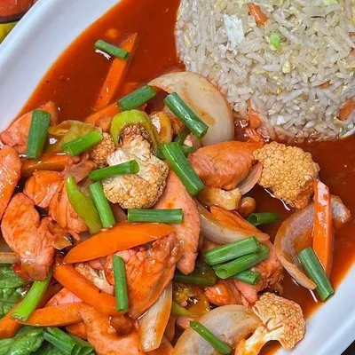 Nasi Goreng Ayam Merah  - Nasi Kandar Rasmeena Menu