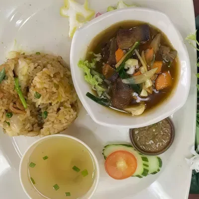 Nasi Goreng Daging Halia - Sajian G Jee Menu