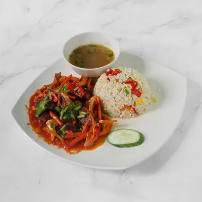 Nasi Goreng Daging Kunyit - Nasi Kandar Rasmeena Menu