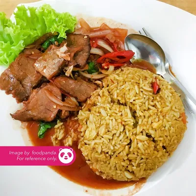 Nasi Goreng Daging Merah - Fathin Seafood Menu