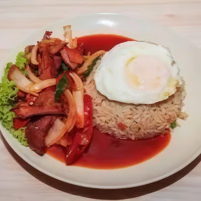 Nasi Goreng Daging Merah - Fatima Seafood  Menu
