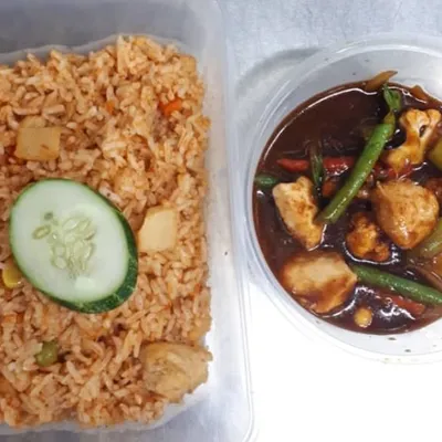 nasi goreng dan paprik ayam - Firas Ultimate Corner @ The Shore Menu