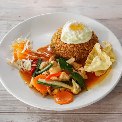 Nasi Goreng Padprik Ayam - Laman Aiman Juara Sup Herbal Menu