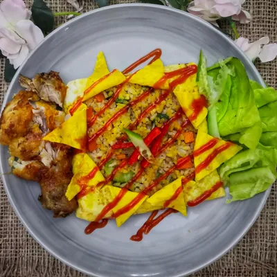 nasi goreng pattaya daging merah - Dayana Ala Thai Seafood Menu