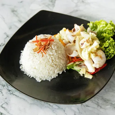 Nasi Goreng Sotong Kunyit - H Deens Corner Menu