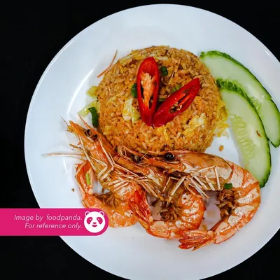 Nasi Goreng Udang Goreng Kunyit - Laman Aiman Juara Sup Herbal Menu