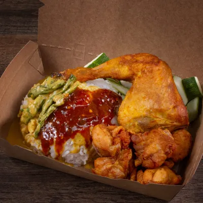 Nasi Kak Wok + Ayam Kampung - Warung Wok Menu