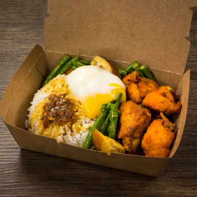 Nasi Kak Wok + Telur Gedik - Warung Wok Menu