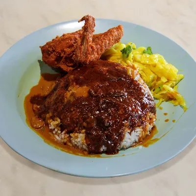 Nasi Kandar Ayam Goreng - Restaurant Nasi Kandar Padang Kota Menu