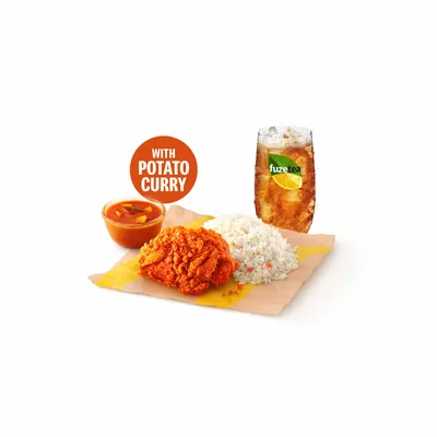 Nasi Kari Mekdi + 1pc Ayam Goreng McD Spicy - McDonald's Menu