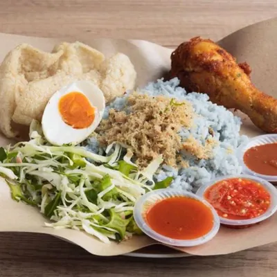 Nasi Kerabu Ayam Goreng - Sri Gemilang Café Menu