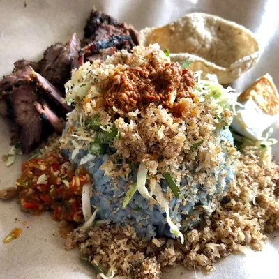 nasi kerabu - Dayana Ala Thai Seafood Menu