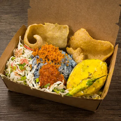 Nasi Kerabu Gulai Ikan Tongkol - Warung Wok Menu