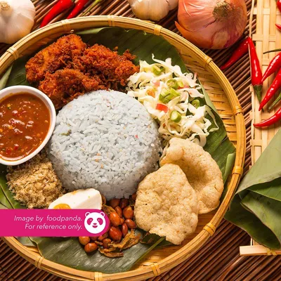 Nasi Kerabu Kosong - Warung Wok Menu