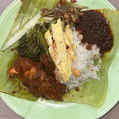 Nasi Lemak Ayam Masak Merah  - Nasi Lemak Ujong Pasir @ Restoran Ming Huat Menu