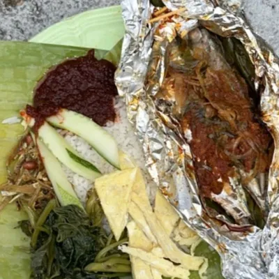 Nasi Lemak Ikan Bakar Cencaru  - Nasi Lemak Ujong Pasir @ Restoran Ming Huat Menu