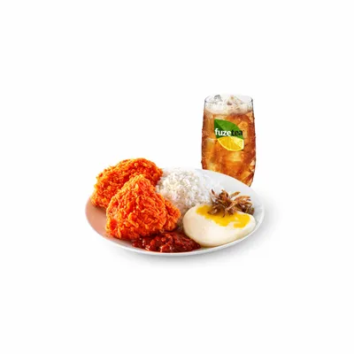 Nasi Lemak McD + 2pcs Ayam Goreng McD Spicy - McDonald's Menu