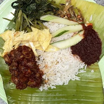 Nasi Lemak Sambal Kerang  - Nasi Lemak Ujong Pasir @ Restoran Ming Huat Menu