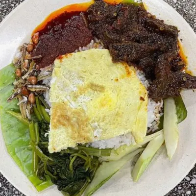 Nasi Lemak Sambal Paru Berlado - Nasi Lemak Ujong Pasir @ Restoran Ming Huat Menu