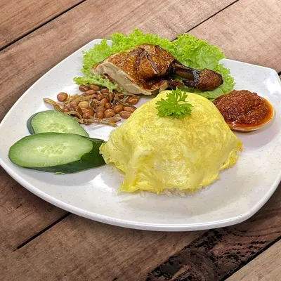 Nasi Lemak Special - Nasi Ayam Ayu Banda Kaba Menu