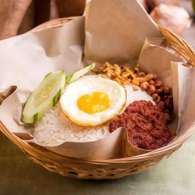 Nasi Lemak Telur - Abadi Cafeteria Menu