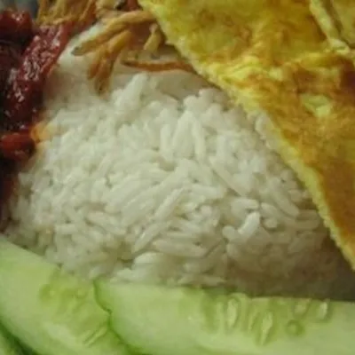 Nasi Lemak Telur Dadar - Restoran Hakim Menu