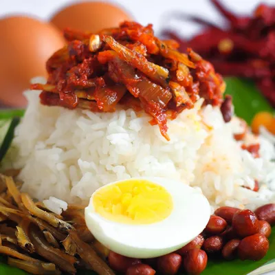 Nasi Lemak Telur Rebus - Restoran Hakim Menu