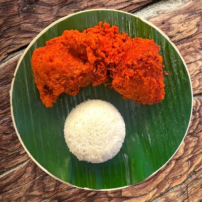 Nasi Putih + Ayam Goreng - Restoran E&Y Sahul (Taman Melodies) Menu